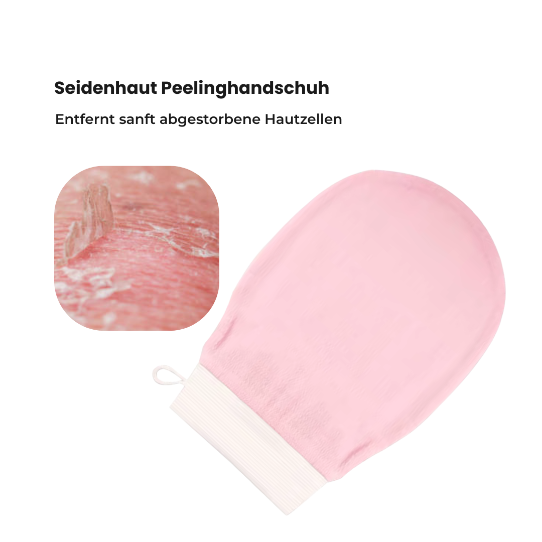 Seidenglanz Peelinghandschuh