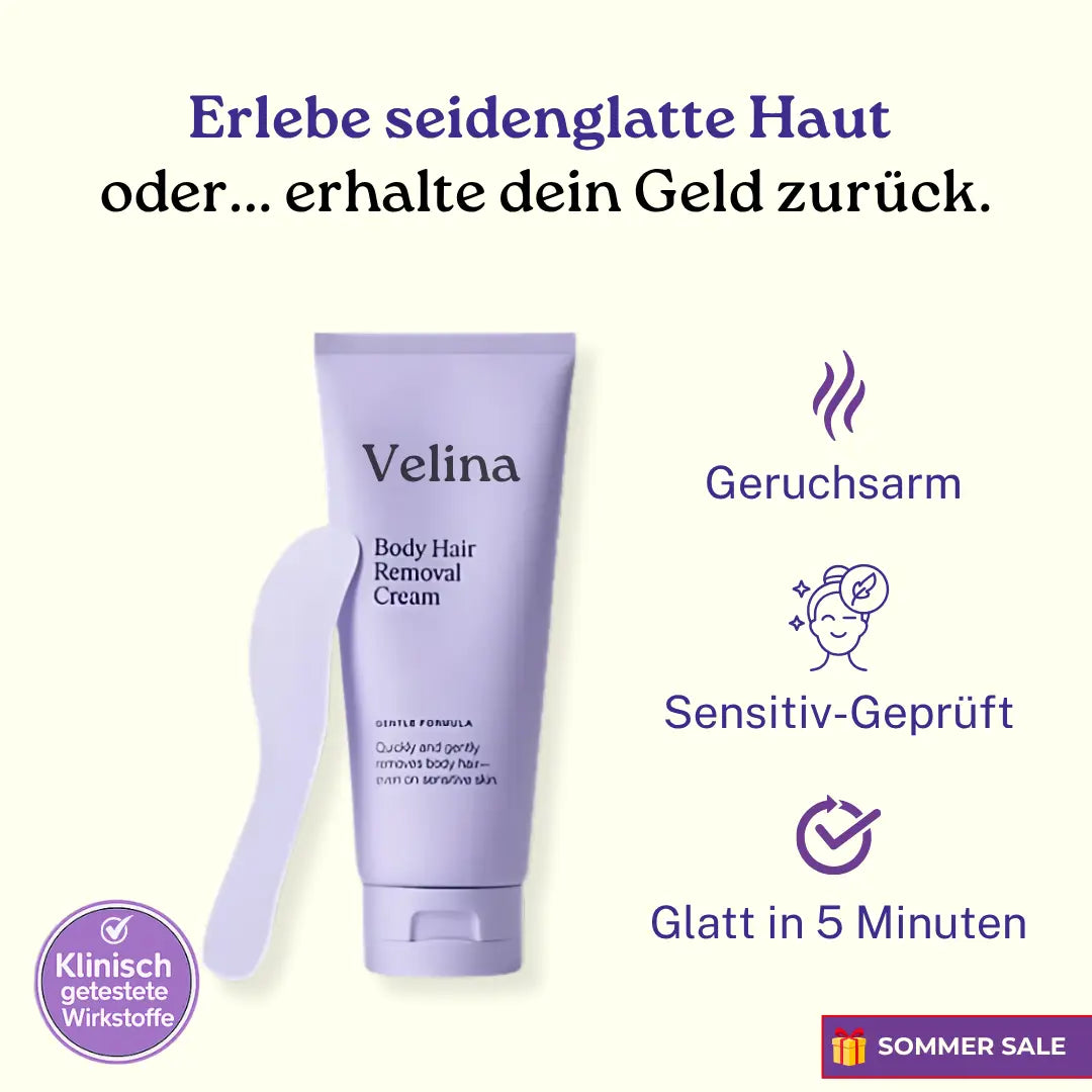 Velina Schmerzfreie Haarentfernungs-Creme für den Körper
