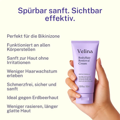 Velina Schmerzfreie Haarentfernungs-Creme für den Körper